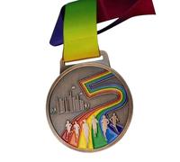 Limtula Medallas de recompensa para niños y adolescentes, ganadores del premio de competición, oro, plata, bronce, con cinta para el cuello, medallas conmemorativas