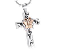 Limtula Medallón de cenizas de tallada, joyería conmemorativa, caja de cremación, ropa informal, ataúdes, joyería de cremación, collar de urna, collar de acero inoxidable para cenizas de mascotas
