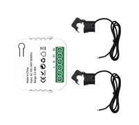 Limtula Medidor De Energía 1 Canal/2 Canales Consumo Producción Energía Medidor Monitoreo Bidireccional Monitores Potencia Control por Aplicación Multipropósito