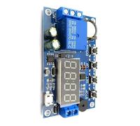 Limtula Módulo de retransmisión de retardo de Ajustable de 5-30 V Pantalla LED Control de Temporizador Digital Módulo de retransmisión de conmutación Pantalla LED de retardo de de conmutación