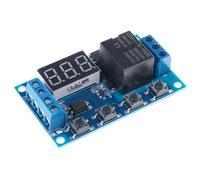 Limtula Módulo De Temporizadores Intervalo Programables Pantalla LED Relés Interruptores Entrada DC6-30V Smartests Controlador Circuito Retardo Modo Múltiple Compatible con Hogar