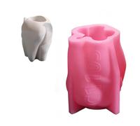 Limtula Molde de Silicona Flexible para portalápices en Forma de Elefante para Arte y artesanía en concreto Taza de lápiz de Elefante de Silicona Decoración del hogar Manualidades