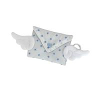 Limtula Monedero Alado con Tejido de poliéster, Cruff Blue Star | Adorable tarjetero portátil para uso diario, forro protector, tamaño compacto y generoso, tejido de poliéster