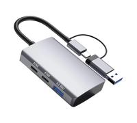 Limtula Multifunction USB Type C 5 In 1 Adapter Fast Speed Data Transfer Memory Reader For Computer Tablets USB C Adapter For Photographers Designers