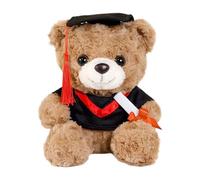 Limtula Muñeco de Peluche de Oso erudito, decoración de Ceremonia de Oso de graduación para fomentar Aprendizaje y los logros, Juguete de Peluche de doctorado