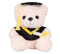 Limtula Muñeco de Peluche de Oso erudito, decoración de Ceremonia de Oso de graduación para fomentar Aprendizaje y los logros, Juguete de Peluche de doctorado