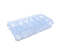 Limtula Organizador de Aparejos portátil | Caja de equipo de pesca de doble capa con bandeja, caja de señuelos ABS para días de barco y preparación