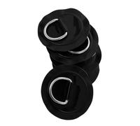 Limtula Organizador de Cables Almohadillas de Bucle en D para instalación en hogar y Aire, Juego de Base Redonda de 5 Piezas con herrajes de Metal para enrutamiento de Cables Accesorio de de Bucle