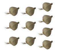 Limtula Paquete de decoraciones de cocina de espuma de ajo sintético para estilo de granja y ventanas de temporada, adorno de verduras de espuma eficiente