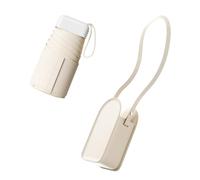 Limtula Paraguas plegable en miniatura para hombres y mujeres, elegante paraguas en miniatura para aventuras aire o viajes diarios a la ciudad, protector de viaje portátil