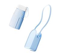 Limtula Paraguas plegable en miniatura para hombres y mujeres, elegante paraguas en miniatura para aventuras aire o viajes diarios a la ciudad, protector de viaje portátil