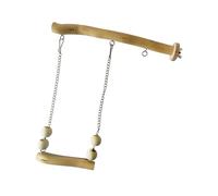 Limtula Parques Infantiles para Loros, Columpio Colgante, Juguete, Escalera de Madera, Escalada, Novia, Juguete para Jaula de pájaros, Accesorios, estimulación Mental, Puente de Madera para pájaros