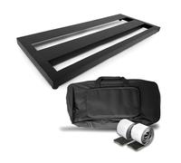 Limtula Pedal de efectos de guitarra de aleación de aluminio con pedalera portátil para estuche Magic Tape tamaño mediano efecto de guitarra Pedalbo