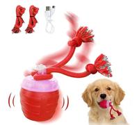 Limtula Pelota de Juguete para Mascotas enrollada automáticamente para Perros con activaciones táctiles y Sonidos de chirrido de pájaros para estimular la Caza y Juego, Juguete eléctrico para Perros