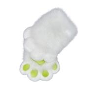 Limtula Pieles Animales Zorros Patas Mitones Halloween Cosplay Accesorios para disfraces Patas de gatos Guantes con garras Fursuit Regalo Accesorios para disfraces de Halloween Cosplay
