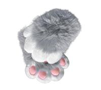 Limtula Pieles Animales Zorros Patas Mitones Halloween Cosplay Accesorios para disfraces Patas de gatos Guantes con garras Fursuit Regalo Accesorios para disfraces de Halloween Cosplay