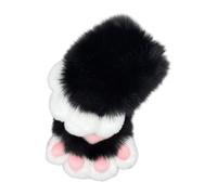Limtula Pieles Animales Zorros Patas Mitones Halloween Cosplay Accesorios para disfraces Patas de gatos Guantes con garras Fursuit Regalo Accesorios para disfraces de Halloween Cosplay