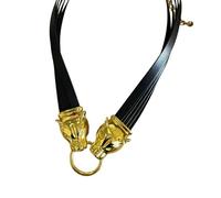 Limtula Piezas llamativas audaces Collar con dije de cabeza de Cadena para cuello con de diseñada para amantes de y atrevidos Joyería de animales retro