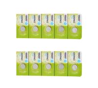 Limtula Pilas de botón CR1220 de litio de 3 V para dispositivos de baja potencia como mandos a distancia y relojes, batería de control remoto CR1220, 5/10 unidades