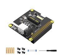 Limtula Placa adaptadora PCIe 1X con cable GPIO de 40 pines, conectores de 6 pines para computadoras de placa única, desarrollo de integración, control de automatización industrial