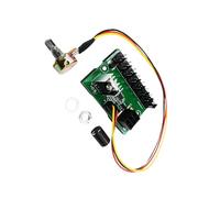Limtula Placa Controladora De Motor Velocidad Ventilador 6 Pines A 3 Y 4 con Perilla Módulo Regulador Equipo Eléctrico 4/8 Canales para PC Controlador Velocidad del Ventilador