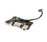 Limtula Placa de alimentación USB funcional para Air A1466 modelos de 13 pulgadas 2012 a 2017, soporta salida de sonido