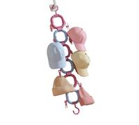 Limtula Plastic Closet Door Organiser Wall Mounted Hat Rack Space Efficient Baseball Caps Storage Solution for Bedroom Entryway Vertical Hat Storage for Tight Spaces