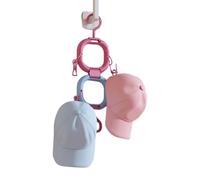 Limtula Plastic Closet Door Organiser Wall Mounted Hat Rack Space Efficient Baseball Caps Storage Solution for Bedroom Entryway Vertical Hat Storage for Tight Spaces