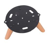Limtula Plataforma de Altavoces Protectores para formación, Beech | Solución de escritorio de metal con amortiguación de vibraciones para altavoces de formación en y negro,