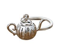 Limtula Práctico llavero de metal con herramienta de café en miniatura Accesorio de llavero de metal Bolsa de herramientas de café Colgante para devotos Llavero entusiasta único