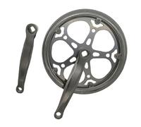 Limtula Protector De Cadena Repuesto para Rueda Cadena Doble Bicicletas Urbanas Juego Bielas 52T Brazos Manivela Bielas Bicicleta