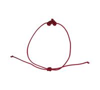 Limtula Pulsera con dije de corazón de cordón trenzado, ajuste cómodo, uso diario, joyería de amistad Unisex bohemia, regalo, pulsera única para pareja