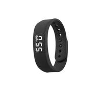 Limtula Pulsera inteligente con pantalla redonda a color, medidor de pasos de música, seguimiento del clima, alarma silenciosa, para hombres, mujeres, jóvenes, alarma temblorosa, reloj inteligente