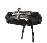 Limtula Pulsera religiosa clásica de cultivado con cruces para uso diario o regalo para consuelo espiritual Regalo religioso Joyería cristiana