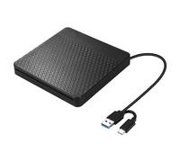 Limtula Quiet Operations - Ranura externa para escritor de DVD, diseño de carga Plug and Play, USB 3.0 tipo C, alimentado para laptop, computadora, portátil, DVD, escritor