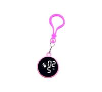 Limtula Reloj Colgante electrónico, Reloj Digital LED, Carcasa ABS Resistente Agua con Hebilla de Llave, Reloj de Examen para Estudiantes, Colgante Digital, B