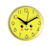 Limtula Reloj de Montaje con Ventosa Carcasa de Resistente Agua Funciona con Pilas para ambientes húmedos Baño Ducha Azulejos Pared Reloj de Pared con Ventosa pequeña