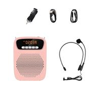 Limtula S278 Amplificador Voz Claramente con Micrófono para Enseñar Guía Y Hablar En Público 2200 MAh Amplificación Compatible Recargable Recargable