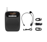 Limtula S278 Amplificador Voz Claramente con Micrófono para Enseñar Guía Y Hablar En Público 2200 MAh Amplificación Compatible Recargable Recargable