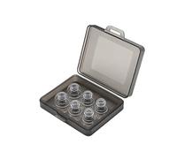 Limtula Silicone Earbud Tips 3 Pair Set Earplugs High Transparency Enhances Bass and Ergonomic Fit Comfortable Silicone Ear Tips Kit