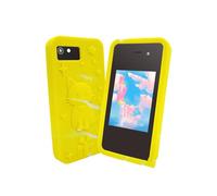 Limtula Smartphone Interactivo para niños pequeños con Pantalla, Yellow | Juguete Educativo para Niños Niñas, 18 Juegos de Aprendizaje, Reproductor de Música con Funda de Silicona, Alarma