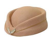 Limtula Sombrero de azafatas Sombrero de azafata Sombreros de | Sombrero de azafata Sombrero de azafatas Mujeres Fiesta Cosplay, Accesorio de gorras de uniforme formal, Accesorios