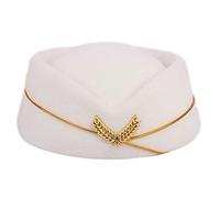 Limtula Sombrero de azafatas Sombrero de azafata Sombreros de, White