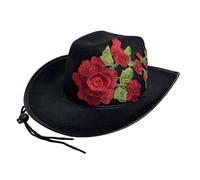Limtula Sombrero de club de ala grande, para artistas, fiestas, reuniones temáticas, accesorios de Halloween