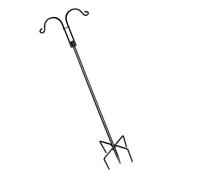 Limtula Soporte de alimentación para pájaros silvestres con gancho para decoración de jardín, al aire libre, estación de alimentación de baño, comederos colgantes, postes para exteriores, resistente