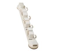 Limtula Soporte de Escoba montado en la Pared de Aluminio Resistente y Duradero para baño, Cocina, Garaje, sin Agujeros, planificador de Herramientas para baño