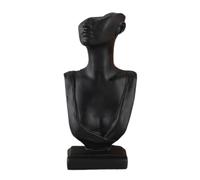 Limtula Soporte de exhibición de modelo de cuello único, soporte moderno para aretes, maniquí, busto, joyería, collar, modelo para exhibir pendientes
