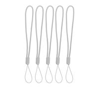 Limtula Soporte para cordón de Cuerda, Correa, Silver | Para cámara de teléfono celular, correa de mano de 5 piezas, cordón de soporte de cuerda, para cámara de