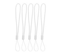 Limtula Soporte para cordón de Cuerda, Correa, White | Para cámara de teléfono celular, correa de mano de 5 piezas, cordón de soporte de cuerda, para cámara de