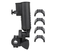 Limtula Soporte para Paraguas para Carrito de Empuje, Abrazadera Ajustable en Soporte para Sombra y Cubierta contra la Lluvia, Uso Diario, 33 cm de Longitud, diámetro de Tubo de 5, 7 cm